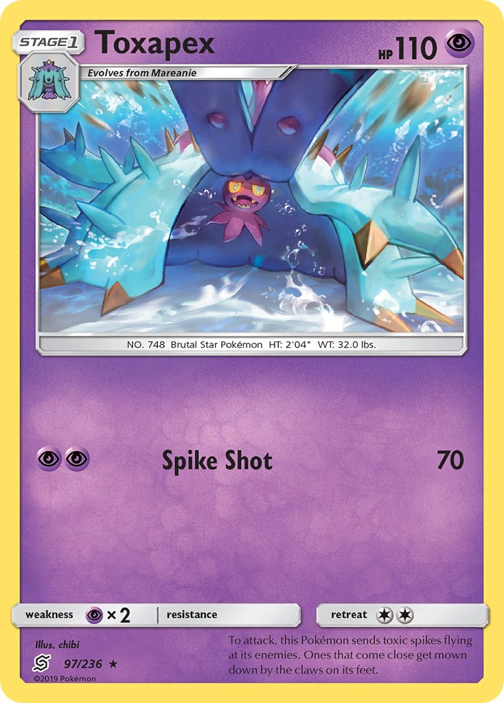 Toxapex [Reverse Holo]